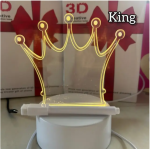 3D Love Lamp, Romantic Night Light, Love Decorative Lamp, LED Love Lamp, Bedroom Love Lamp, Valentine’s Gift Lamp