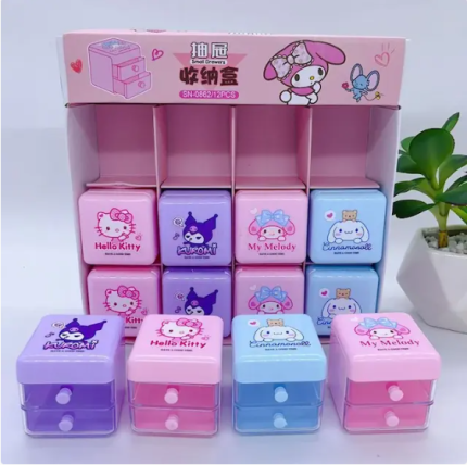 Desk Accessories Organizer Adorable Cartoon Storage Box