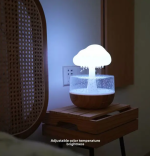 Rain Cloud Humidifier, Night Light Humidifier, Oil Diffuser for Bedroom, Rain Sound Humidifier, Relaxing Bedroom Humidifier, Essential Oil Diffuser with Night Light