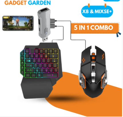 5 in 1 Gaming Keyboard and Mouse Combo-MK500